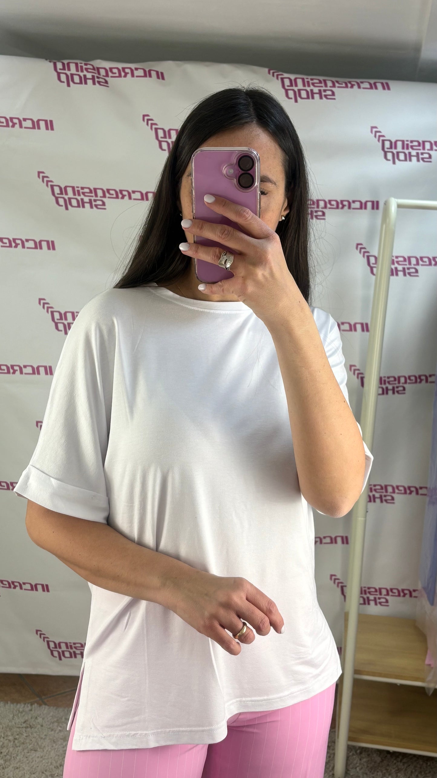 T-shirt over