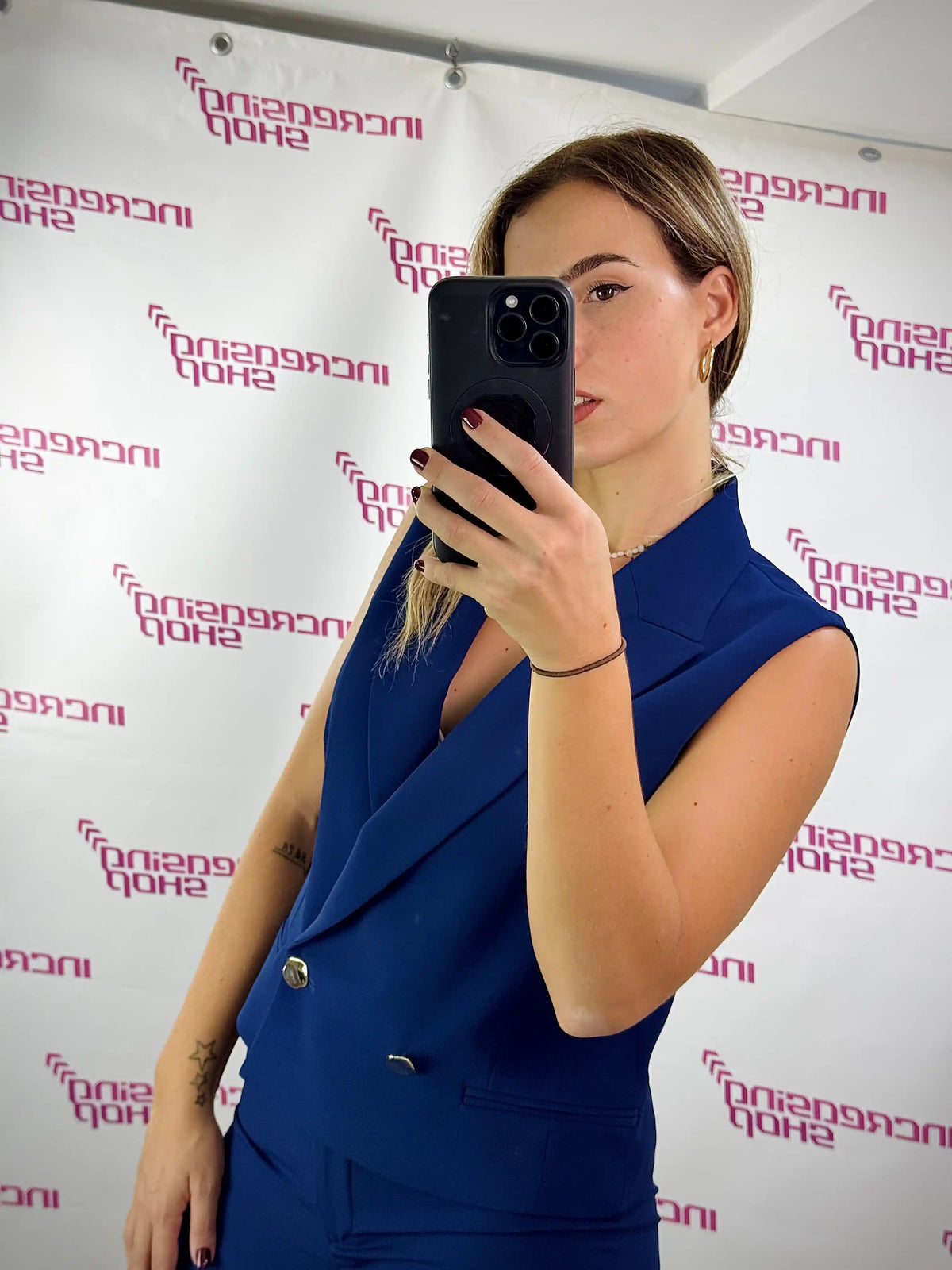 Tailleur smanicato Ramona