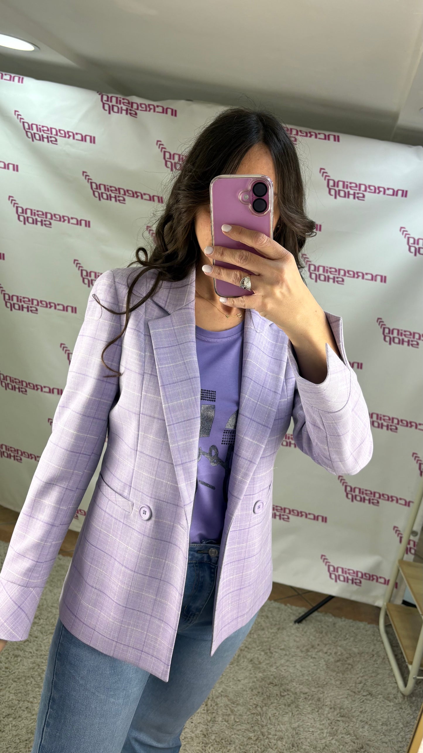 Giacca quadri spring