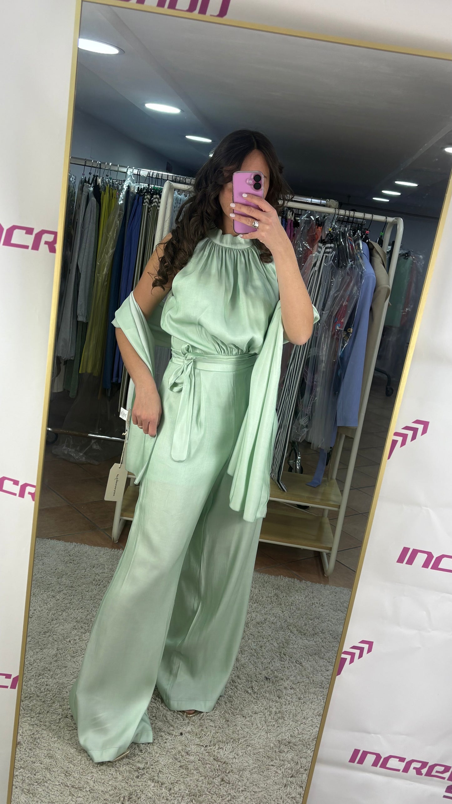 Jumpsuit con stola
