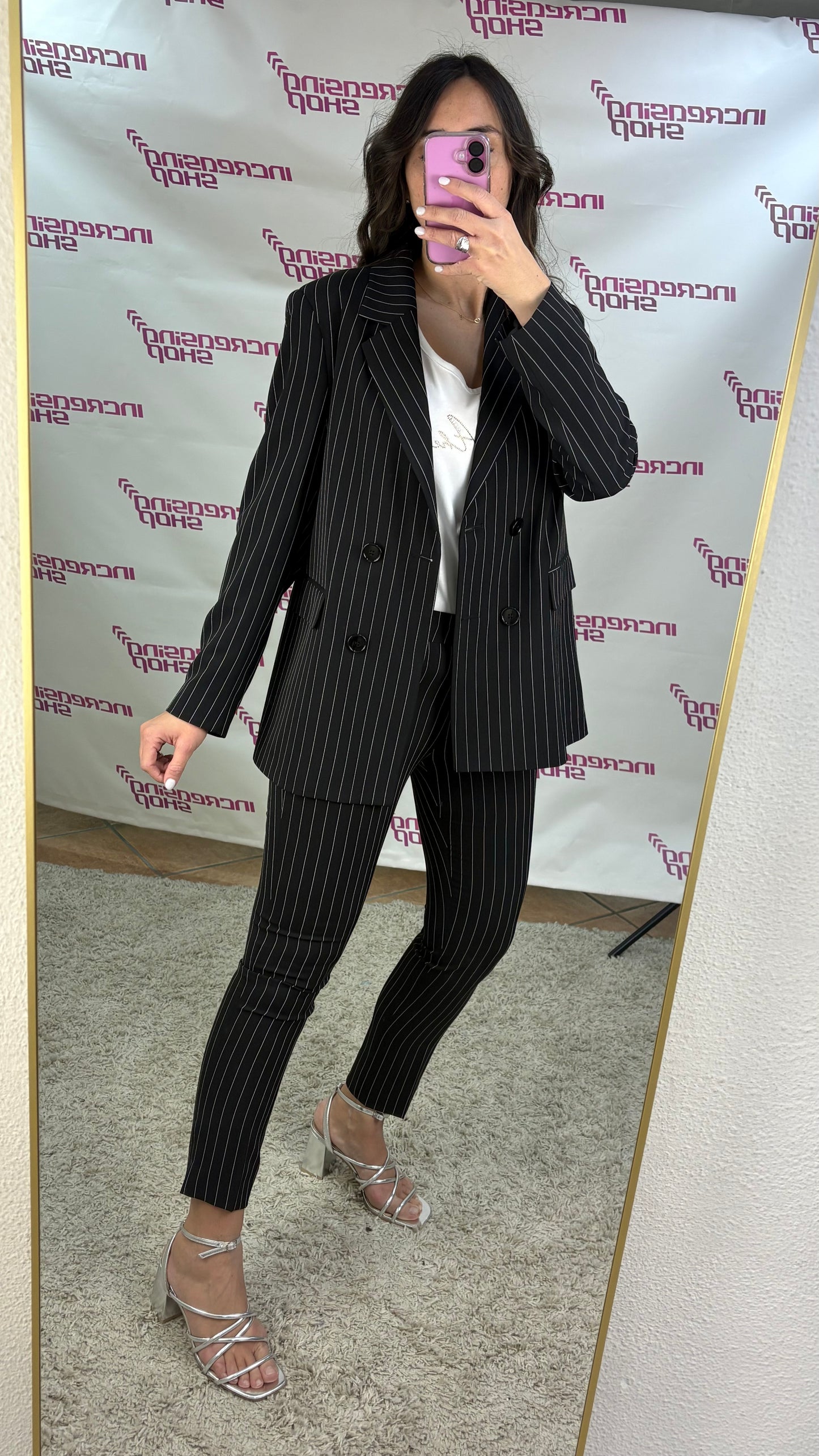 Tailleur gessato 048