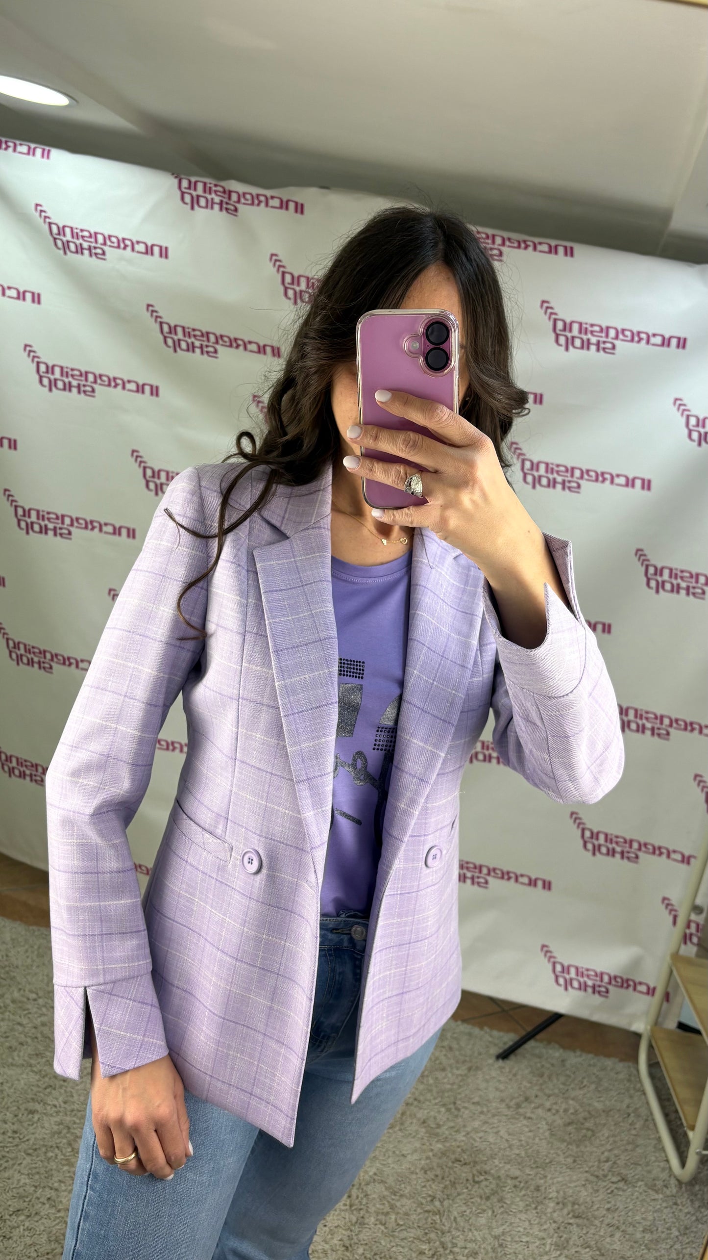 Giacca quadri spring