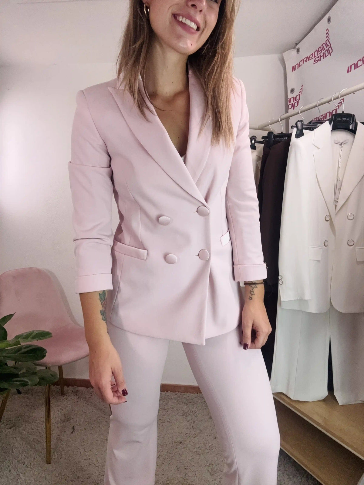 Tailleur Rose