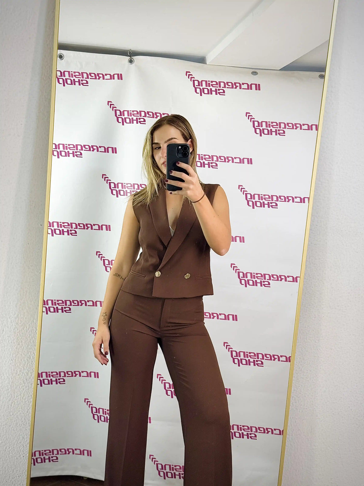 Tailleur smanicato Ramona