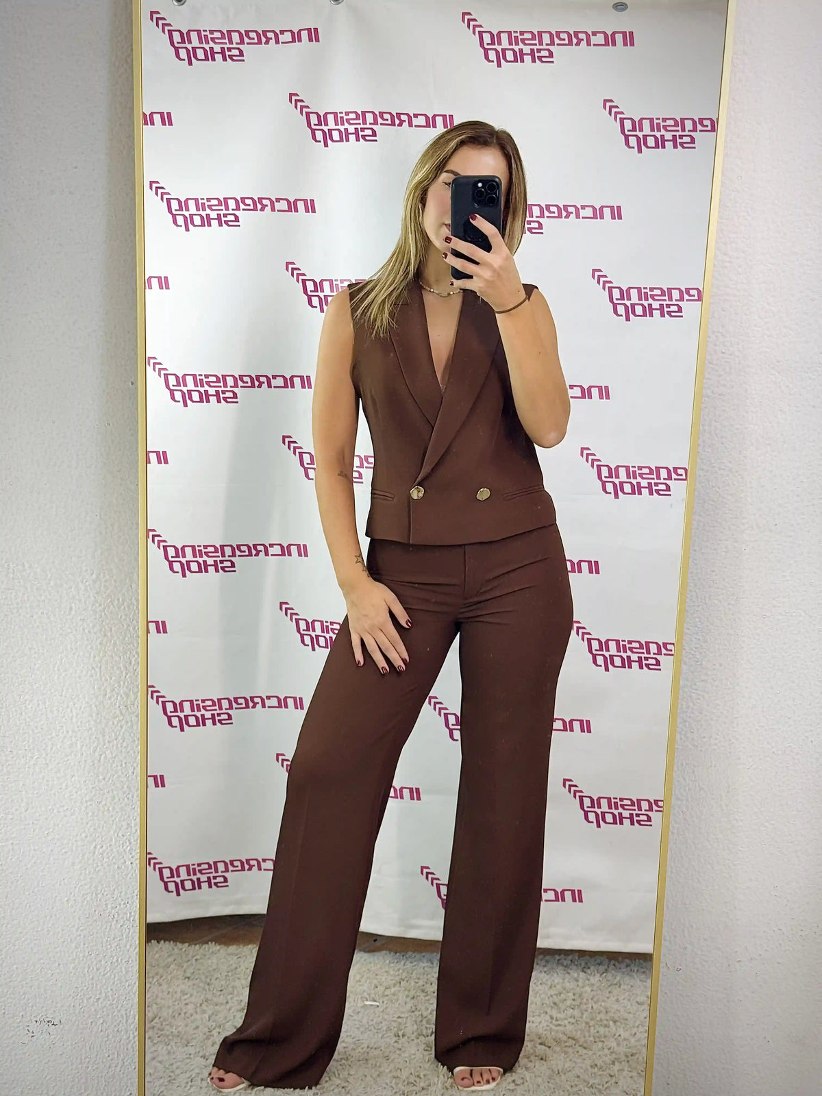 Tailleur smanicato Ramona