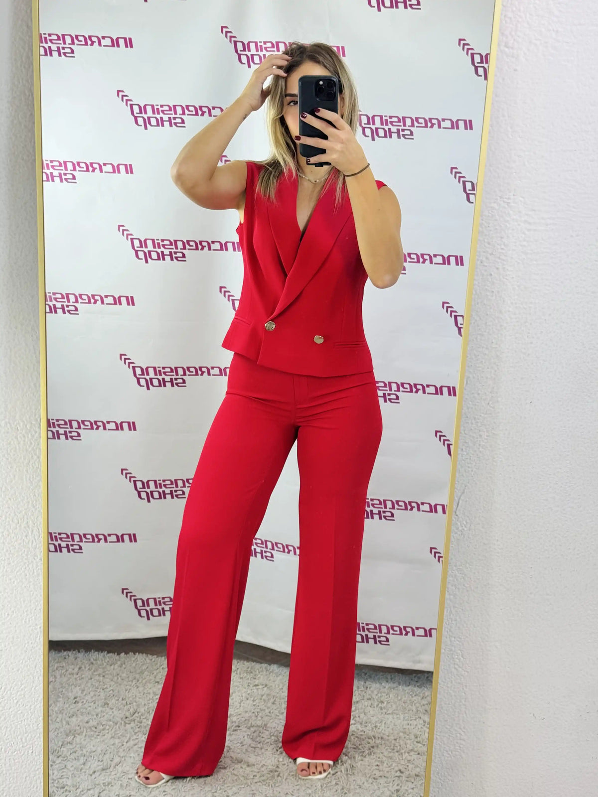 Tailleur smanicato Ramona