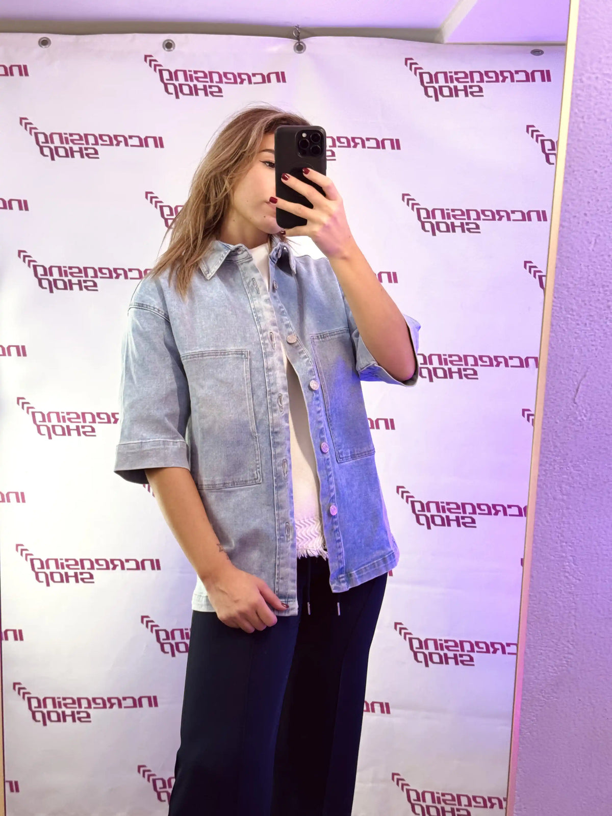 Camicia Jeans Pocket