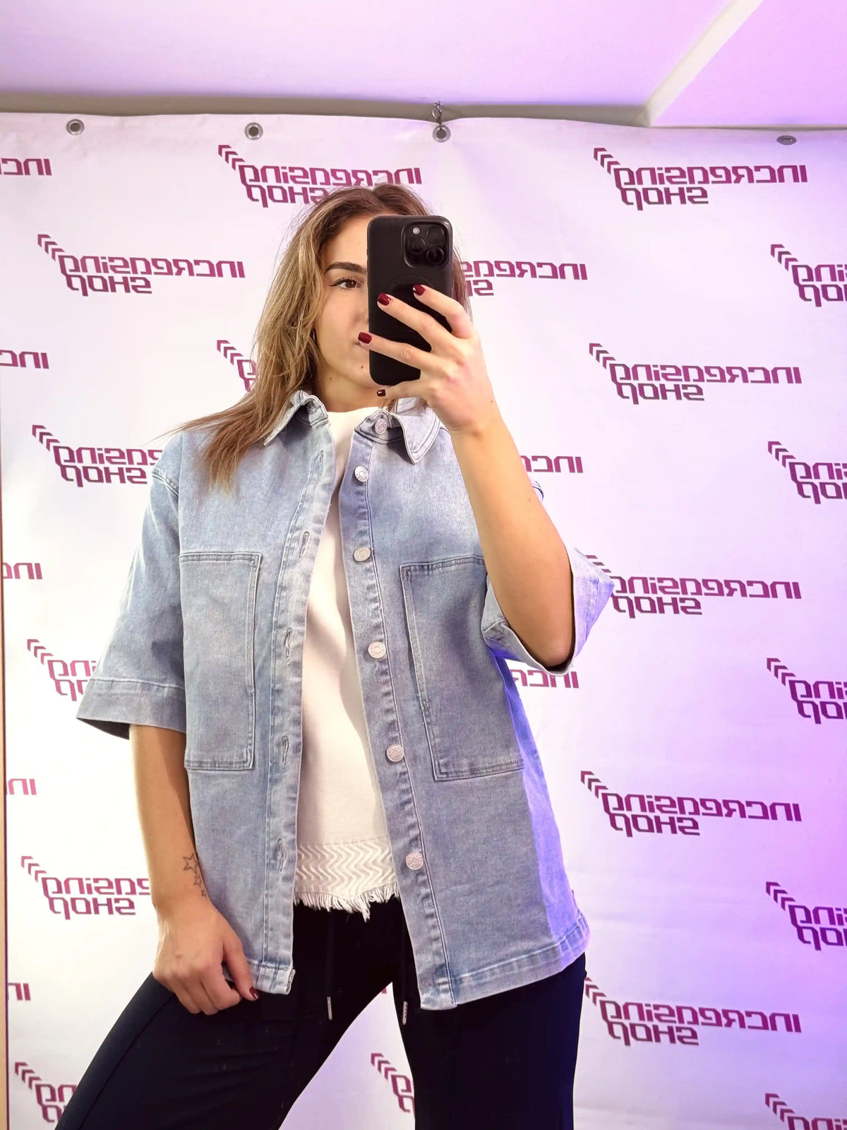 Camicia Jeans Pocket