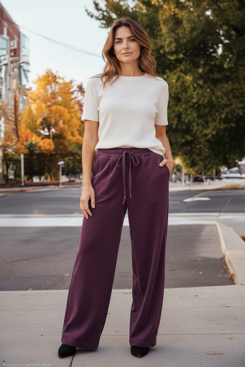 Pantaloni Velluto Costa