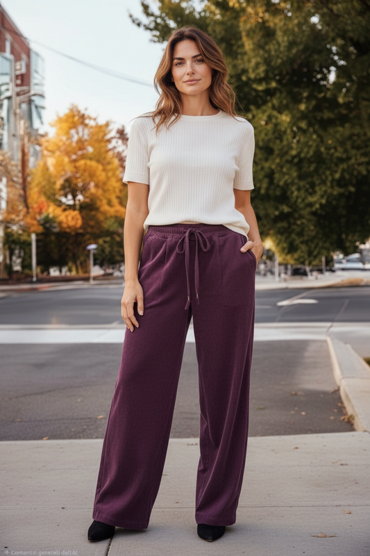 Pantaloni Velluto Costa